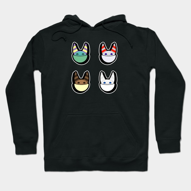 Space Cats Hoodie by LazyDayGalaxy